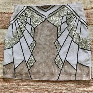 EXPRESS | Sequin Mini Skirt